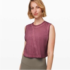 🌼Lululemon Broken Beats Tank in Washed Plumful size XS